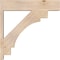 Ekena Millwork Merced Block Smooth Outlooker, Douglas Fir, 7 1/2"W x 32"D x 32"H OUT08X32X32MRC05SDF - alternate 3